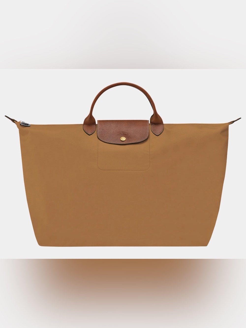 LONGCHAMP LE PLIAGE ORIGINAL L TRAVEL BAG with Leather Trim